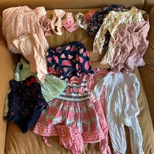 Koala Kids Pink and White Polka Dot Baby Outfit